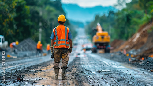 Revitalize the roadways! Our renovation project promises smoother journeys and safer commutes. Upgrade your travel experience with our road repair initiative. photo