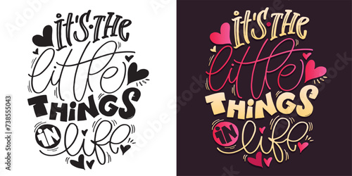 Cute hand drawn doodle lettering postcard. T-shirt design  fashion art letetring. 100  vector file