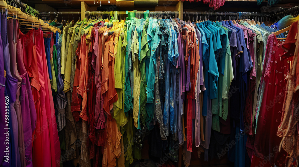 Colored clothing