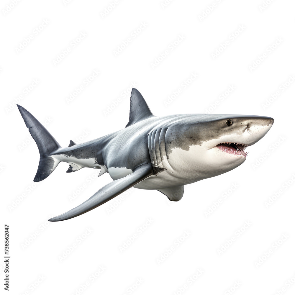 Fototapeta premium Whale on transparent background