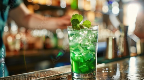 Celebrate St Paddys Day at the bar concept