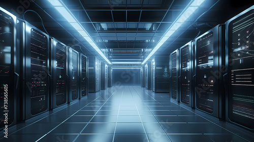 Data center server room