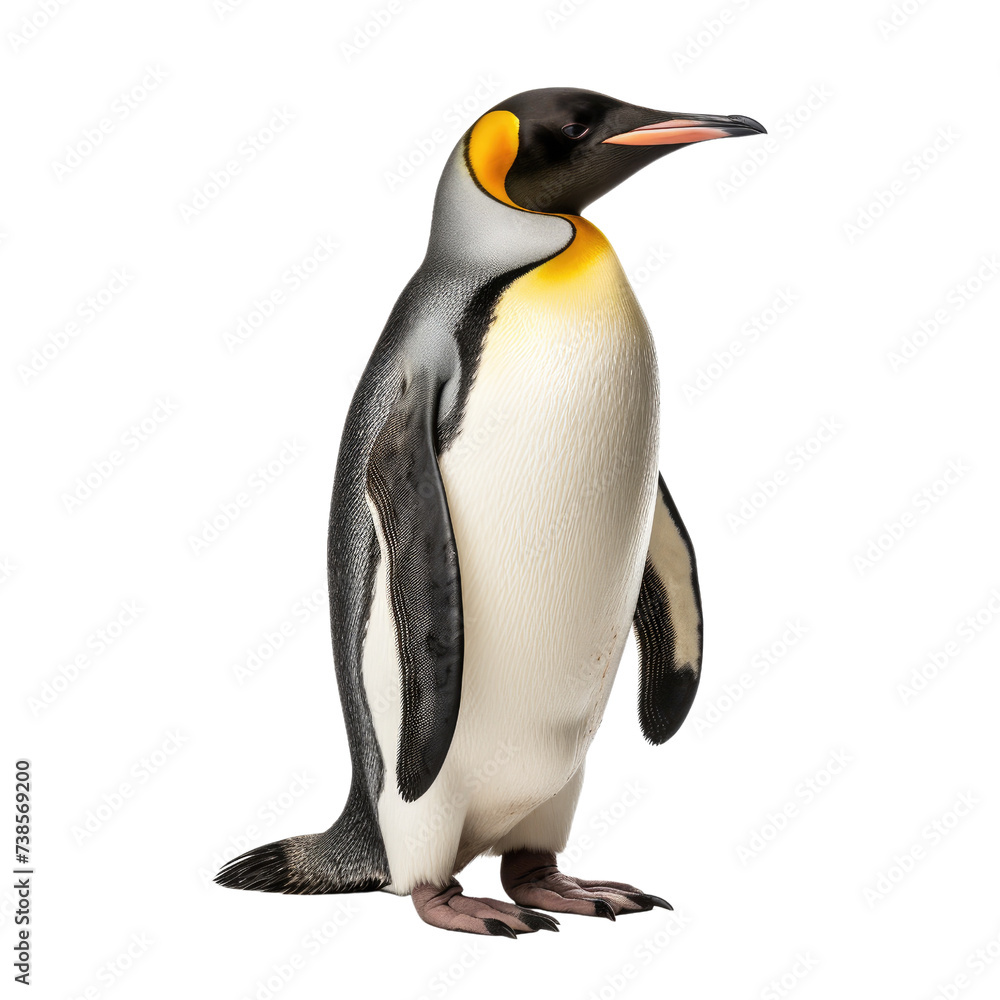 Fototapeta premium Penguin on transparent background