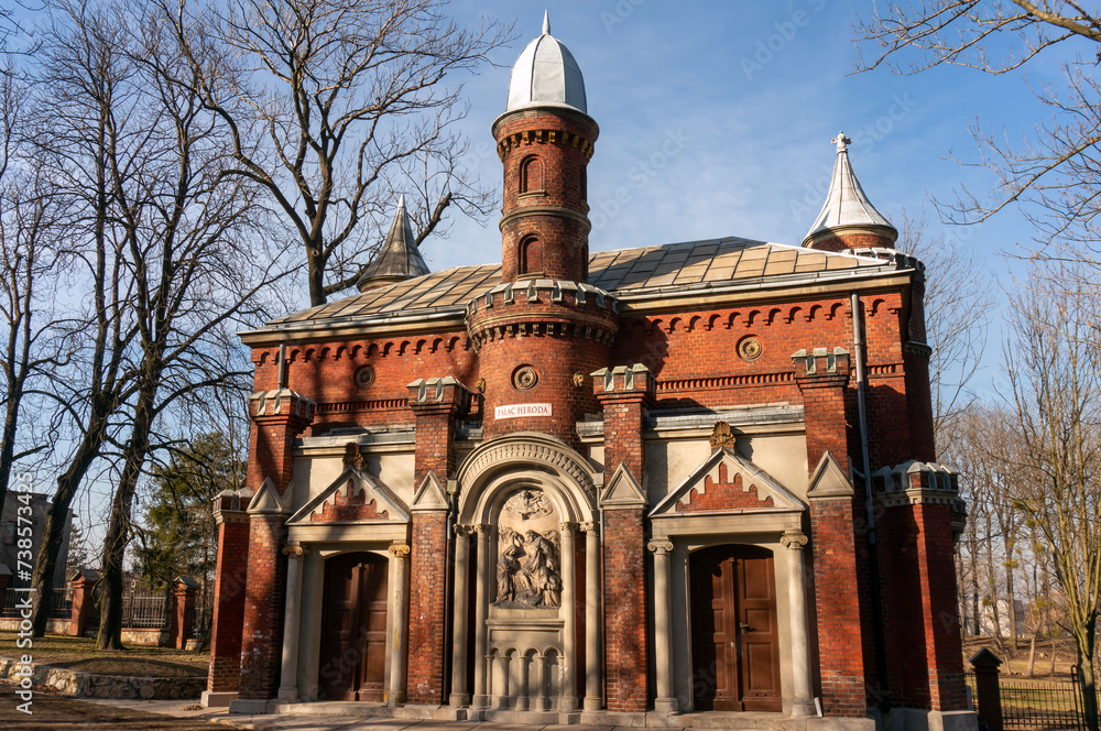 Obraz premium Chapel (“Palac Heroda”) in Calvary Park. Upper Silesia. Piekary Śląskie, Poland.