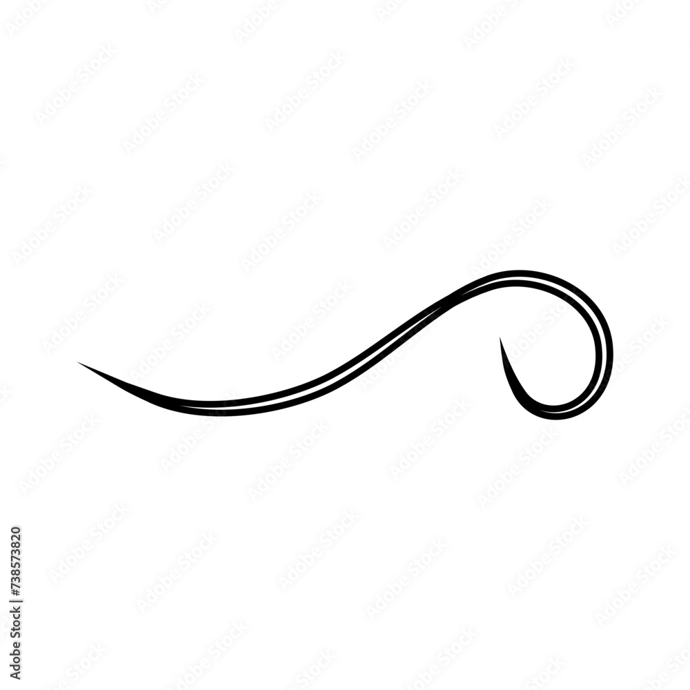 Swishes vector icon. Swashes illustration sign. Swoops symbol. Aroma logo. Swishes vector icon. Swashes illustration sign. Swoops symbol. Aroma logo.