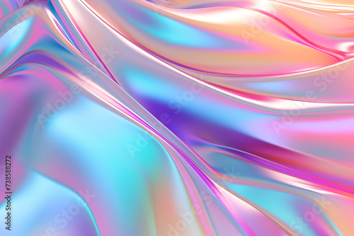 Abstract holographic iridescent background