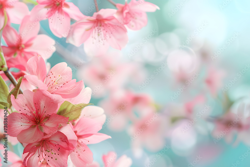 Spring background with beautiful flowers. Spring background with beautiful flowers.
