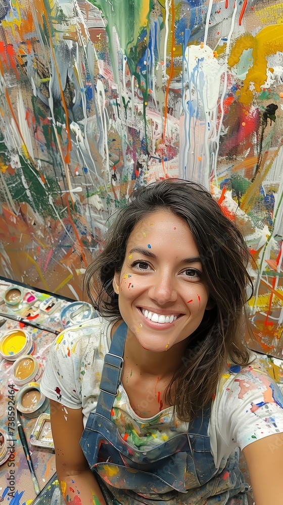 Beaming Painter in Vivid Creative Studio Beaming Painter in Vivid Creative Studio