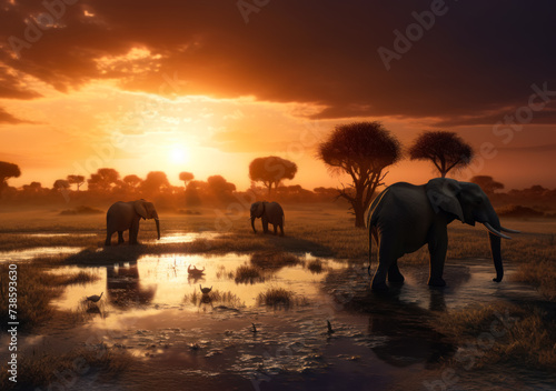Elephants are the largest land mammals on Earth