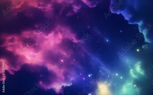 Abstract cosmic color background. Fashionable background for design projects. Illustrations created using artificial intelligence. Illustrations and Clip Art AI generated.