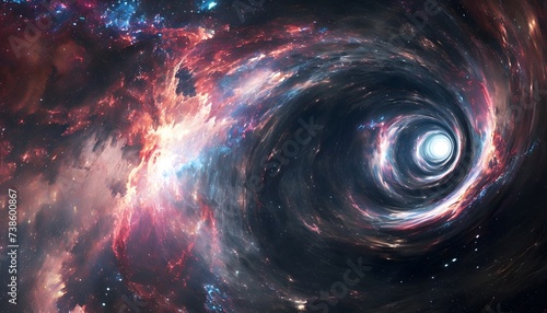 swirling vortex space energy white hole time warp 