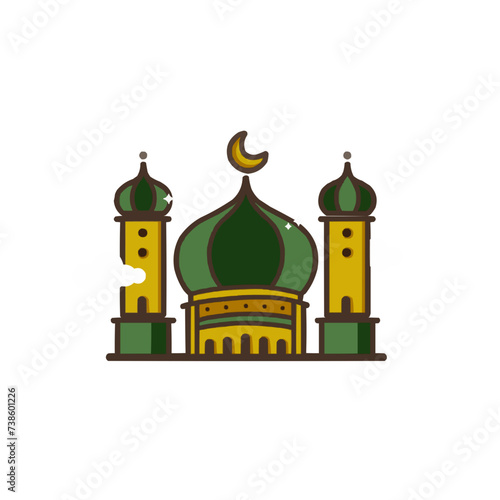 Wallpaper Mural ramadan icon in colors and filled outline style	 Torontodigital.ca