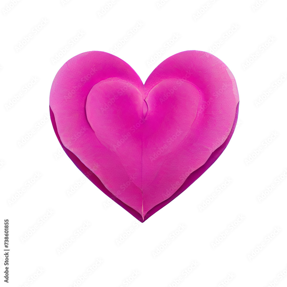 pink heart illustration png
