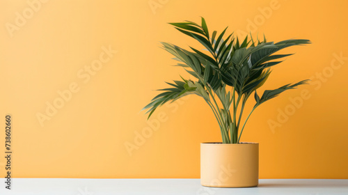 Vibrant orange plant beautifully arranged in a decorative vase  showcasing nature s elegance in home decoration with a variety of leaves  flowers  and succulents