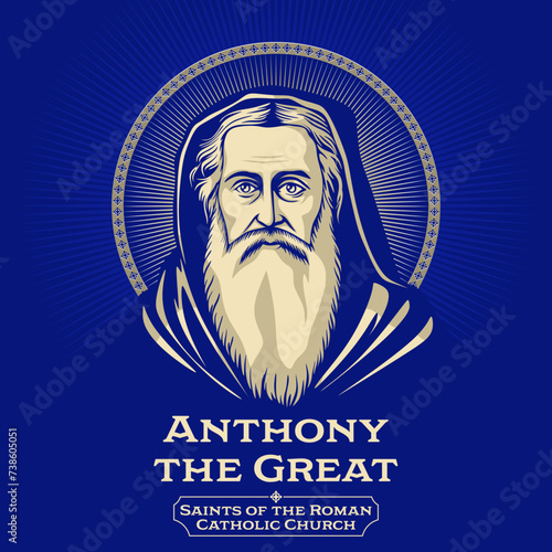 Saints of the Catholic Church. Anthony the Great (251-356) was a Christian monk from Egypt, revered since his death as a saint.