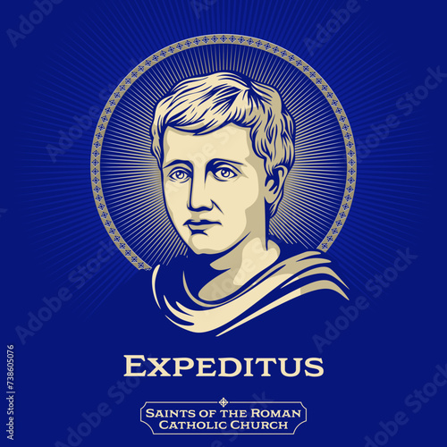 Saints of the Catholic Church. Expeditus (died 303) also known as Expedite, was said to have been a Roman centurion in Armenia who was martyred around April 303 in what is now Turkey, for converting
