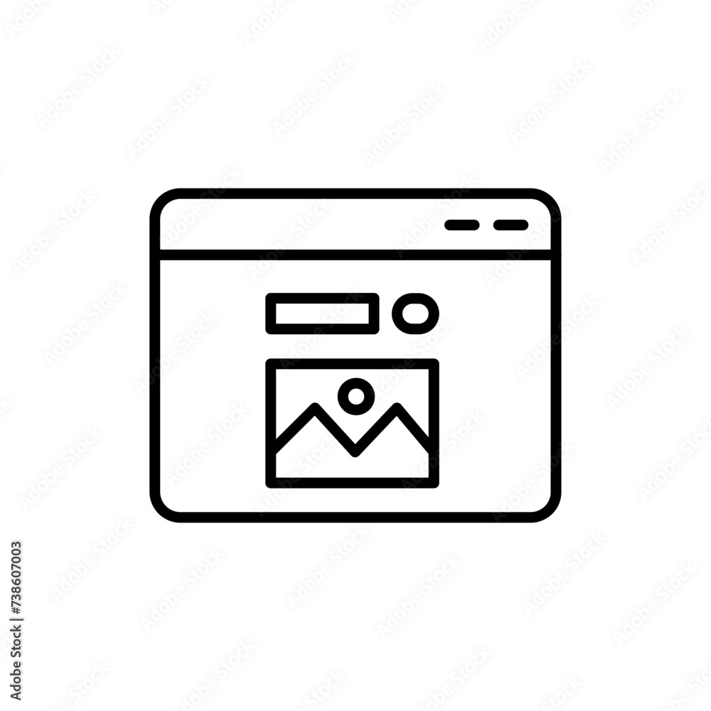 Ai image outline icons, accounting minimalist vector illustration ,simple transparent graphic element .Isolated on white background Ai image outline icons, accounting minimalist vector illustration ,simple transparent graphic element .Isolated on white background