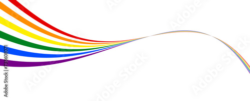 Pride Background with LGBTQ Pride Flag Colours. Rainbow Stripes Background in LGBT Gay Pride Wallpaper. banner, cover, flyer, poster. sexual identity pride flags. Vector Illustration