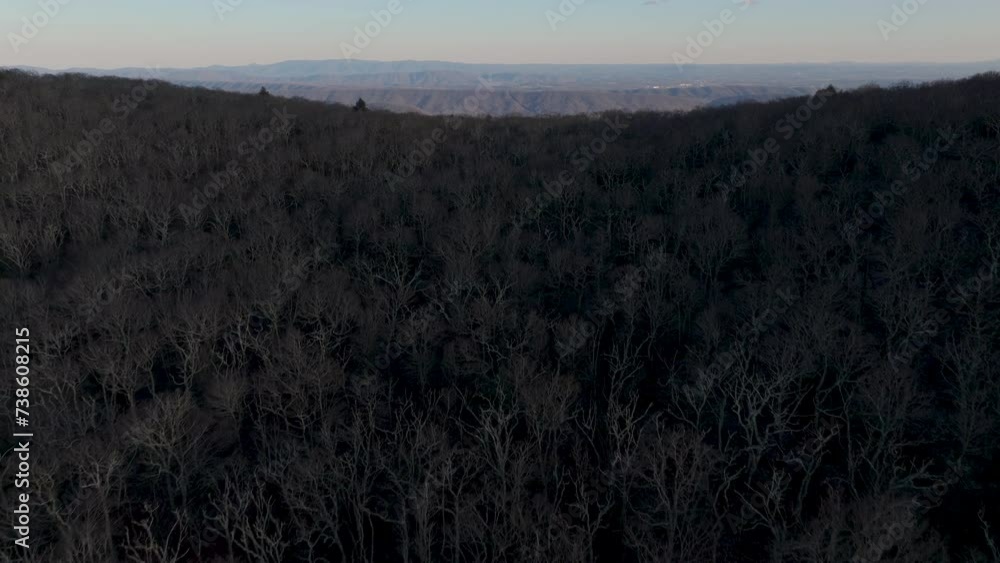 Reveal Shot of the Allegheny Mountains Reveal Shot of the Allegheny Mountains