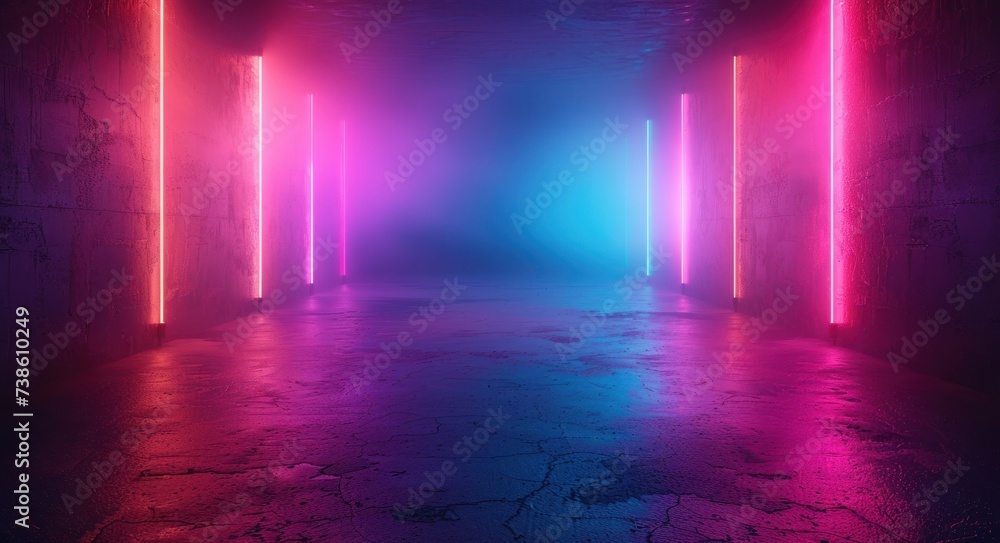an image of a colorful background with neon lights