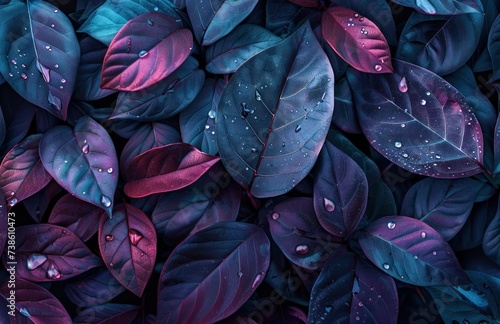 dark purple leaf wallpaper