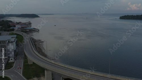 known as 'Sultan Haji Omar Ali Saifuddien bridge' previously known as 'Temburong bridge' located in Brunei Darussalam