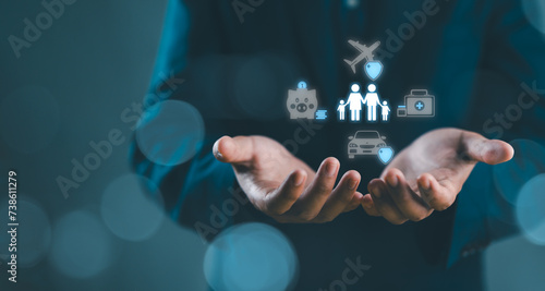 Obraz na plátne Insurance concept