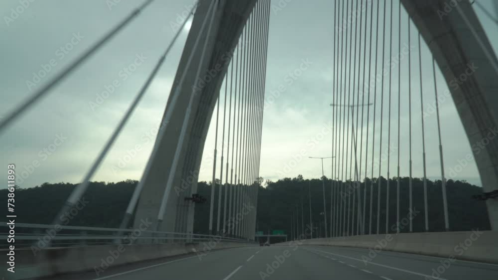 known as 'Sultan Haji Omar Ali Saifuddien bridge' previously known as