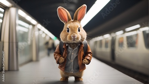rabbit in the city