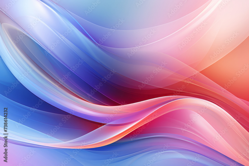 Naklejka premium Close Up of a Blue and Pink Background