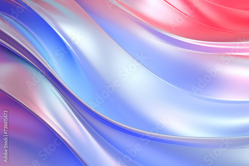 Close Up of Red and Blue Background
