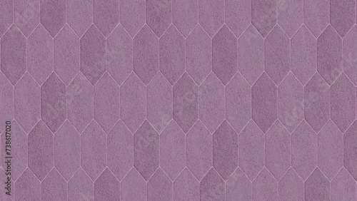 Paving block hexagonal pink for interior floor and wall materials