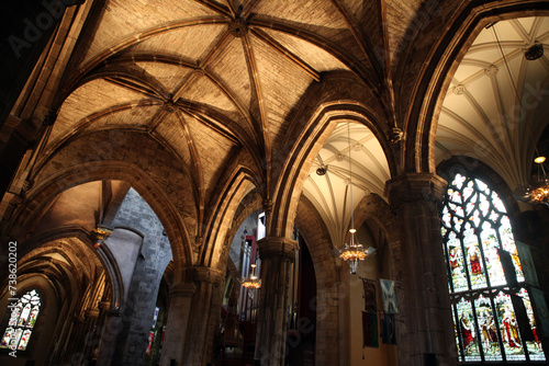 Inside the Saint Gilles Cathedral - High street - Edinburgh - Midlothian - Scotland - UK photo