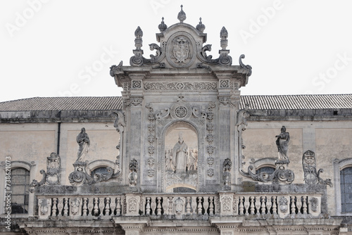 Detail of Lecce C Reordering tool Remaining keywords: 0 athedral. Lecce, Apulia, Italy