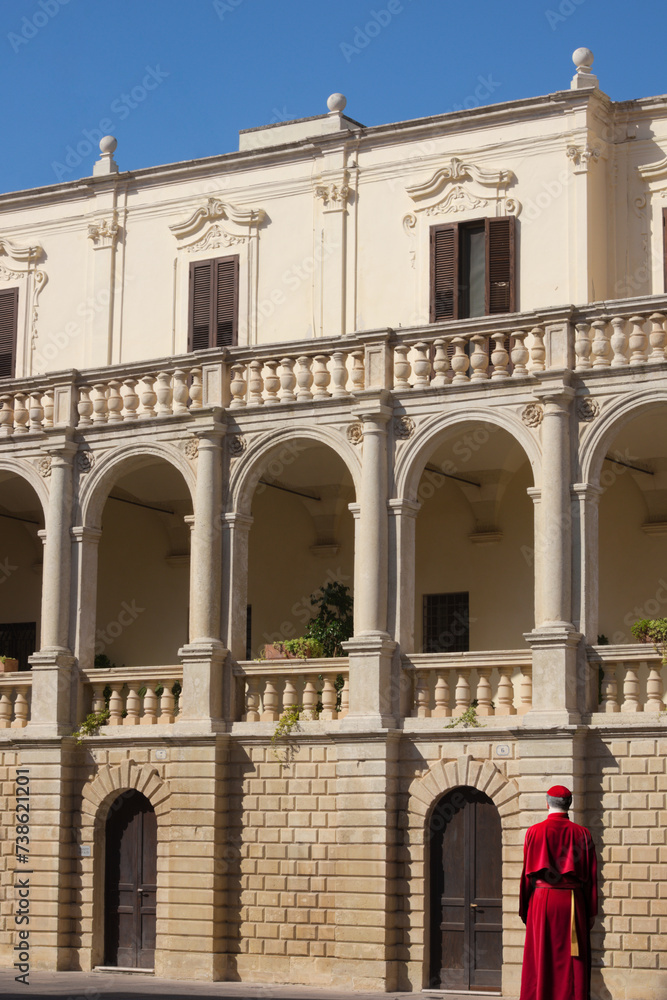 Lecce: Palazzo del Seminario (seminary building). Lecce, Apulia, Italy