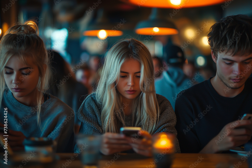 People enjoy playing on their phones, social media. People enjoy playing on their phones, social media.