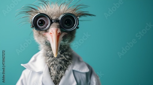 Kiwi in Doctors Coat A Bird Scientist at Work