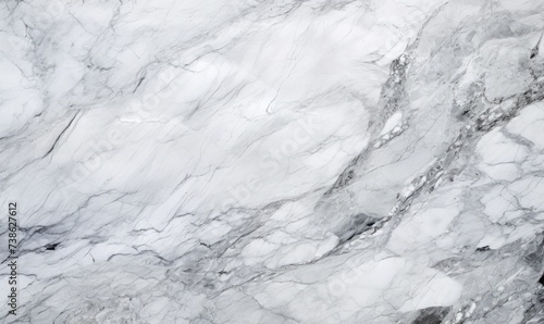 Close-Up of Elegant White Marble Texture