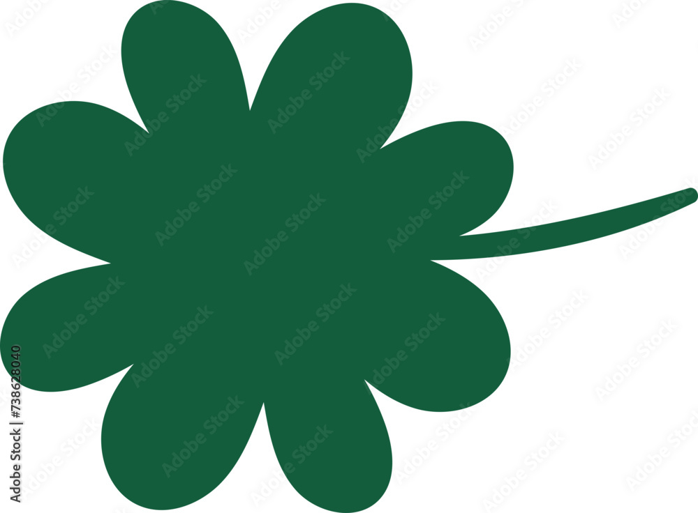 Happy St Patrick's Day fairy banner design gnomes cute Draw flat illustration green cute flowers Happy St Patrick's Day fairy banner design gnomes cute Draw flat illustration green cute flowers