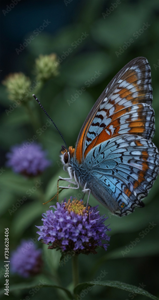 butterfly, flowers, spring, nectar, colorful, night scene butterfly, flowers, spring, nectar, colorful, night scene