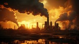 Industrial area of the city harmful UHD WALLPAPER