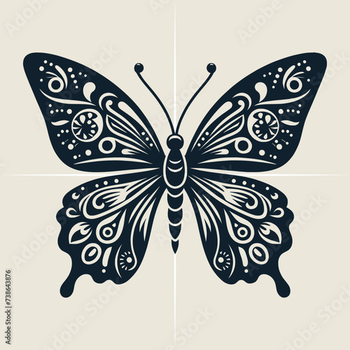 Butterfly SVG Bundle, Butterfly vector silhouette bundle file © shikha410