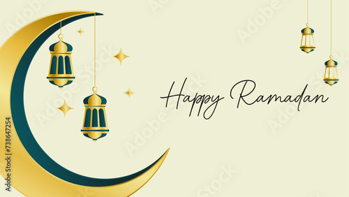 Ramadan golden background
