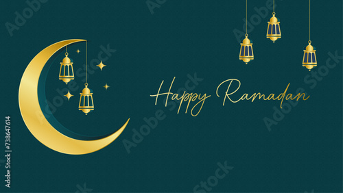 Ramadan golden background