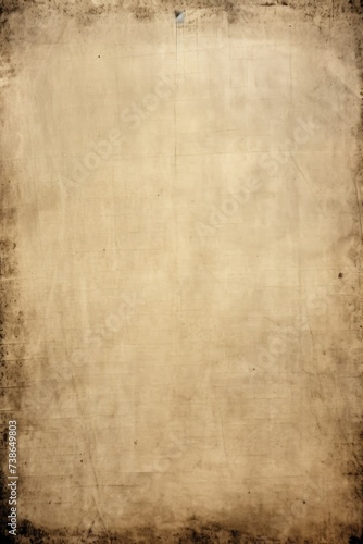 A vintage paper background with a worn and distressed look. Suitable for various design projects