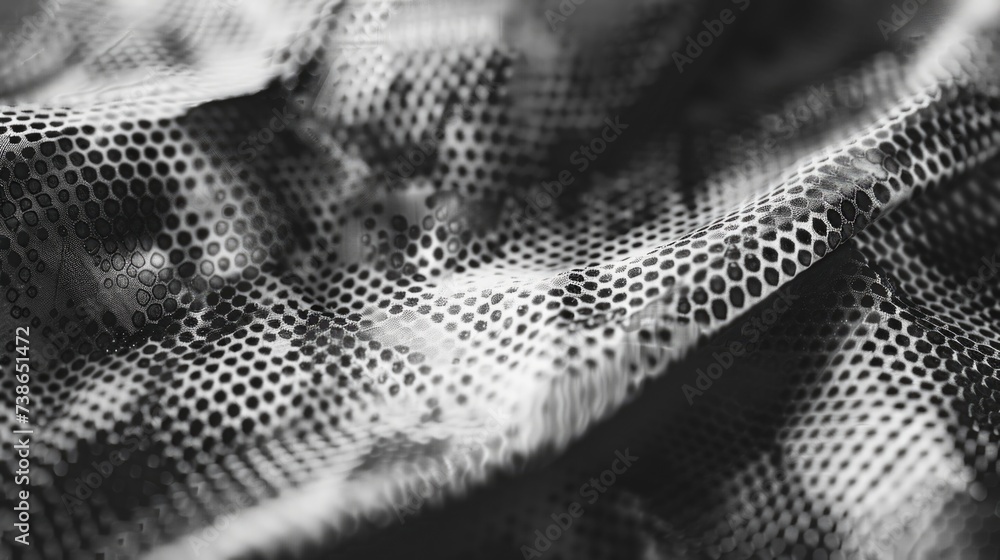Detailed black and white cloth texture. Ideal for backgrounds and textures Detailed black and white cloth texture. Ideal for backgrounds and textures