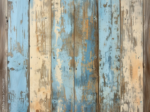 vertical blue wood background © Kritchanok