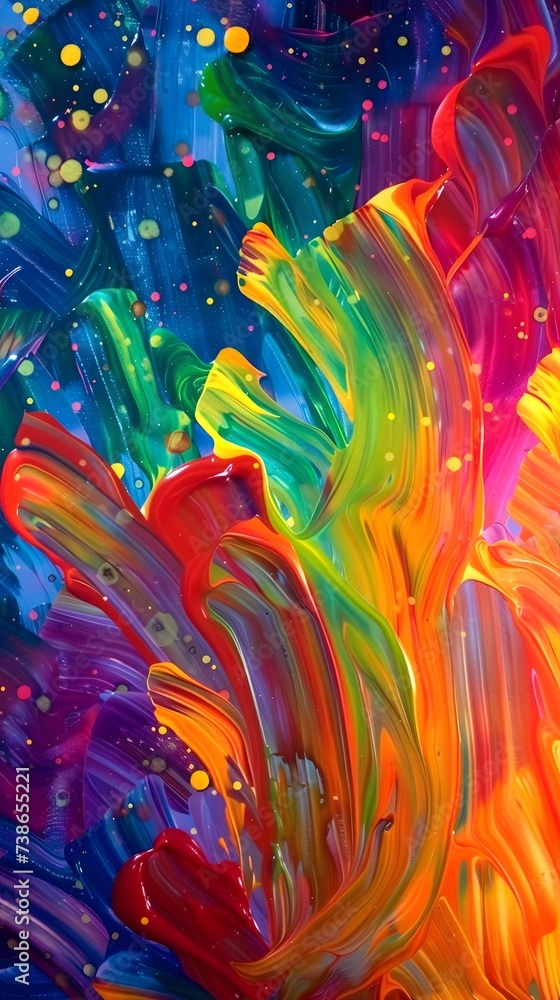 Abstract art backgrounds. Hand-painted background.