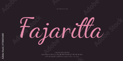 signature Font Calligraphy Logotype Script Brush Font Type Font lettering handwritten