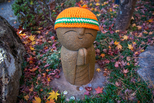 Japanese Jizo statue